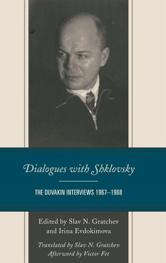 Dialogues with Shklovsky