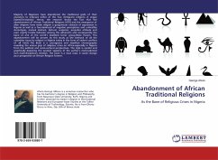 Abandonment of African Traditional Religions - Ahulo, George