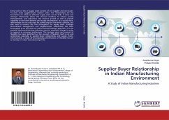 Supplier-Buyer Relationship in Indian Manufacturing Environment