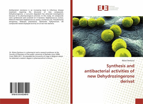 Synthesis and antibacterial activities of new Dehydrozingerone derivat Synthesis and antibacterial activities of new Dehydrozingerone derivat