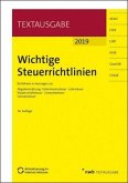 Wichtige Steuerrichtlinien 2019