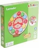SpielMaus Holz Lernuhr