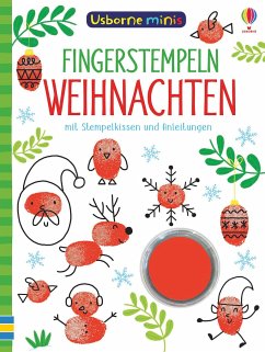 Usborne Minis: Fingerstempeln Weihnachten - Smith, Sam