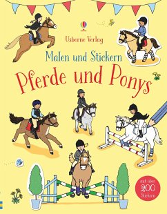 Malen und Stickern: Pferde und Ponys - Patchett, Fiona