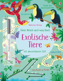 Mein Wisch-und-weg-Buch: Exotische Tiere - Robson, Kirsteen