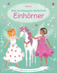 Mein Anziehpuppen-Stickerbuch: Einhörner - Watt, Fiona