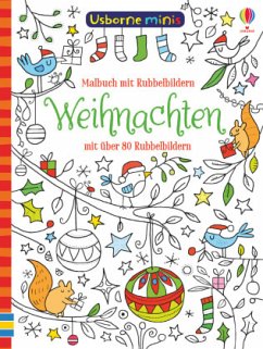 Usborne Minis - Malbuch: Weihnachten - Robson, Kirsteen