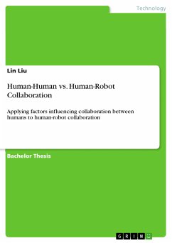 Human-Human vs. Human-Robot Collaboration (eBook, PDF) - Liu, Lin