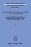 Der grenzüberschreitende Formwechsel von Kapitalgesellschaften.