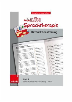 Cover miniLÜK-Sprachtherapie Heft 3 - Hirnfunktionstraining