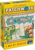 Lookout LOG01107 - Patchwork DOODLE, Würfelspiel, Malspiel, Reisespiel