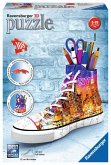 Ravensburger 3D Puzzle 11152 Sneaker Skyline - Praktischer Stiftehalter - 108 Teile - Schreibtisch-Organizer für Kinder ab 8 Jahren