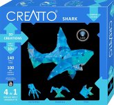 KOSMOS 03522 - CREATTO Hai, Shark, 3D-Leuchtfiguren, DIY-Puzzle-Set, Bastelset