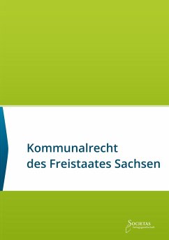 Kommunalrecht des Freistaates Sachsen