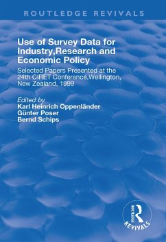 Use of Survey Data for Industry, Research and Economic Policy (eBook, PDF)