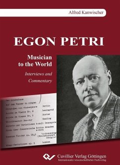Cover EGON PETRI, Musician to the World (eBook, PDF)