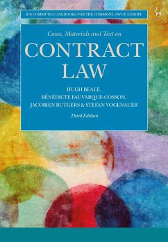 Cases, Materials and Text on Contract Law (eBook, ePUB) - Beale, Hugh; Fauvarque-Cosson, Bénédicte; Rutgers, Jacobien; Vogenauer, Stefan