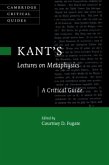 Kant's Lectures on Metaphysics (eBook, PDF)