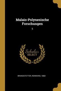 Malaio-Polynesische Forschungen: 5