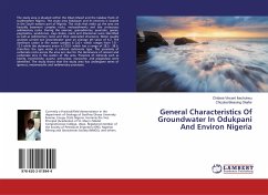 General Characteristics Of Groundwater In Odukpani And Environ Nigeria