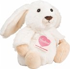 Teddy Hermann 93856 - Hase, Häschen Polli weiß, 15 cm, Herzekind, Plüschtier