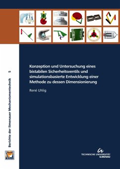 Konzeption und Untersuchung eines bistabilen Sicherheitsventils und simulationsbasierte Entwicklung einer Methode zu dessen Dimensionierung - Uhlig, Rene