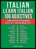 Italian - Learn Italian - 100 Adjectives (eBook, ePUB)