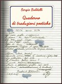 Quaderno di traduzioni poetiche (eBook, ePUB)
