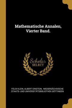 Mathematische Annalen, Vierter Band.
