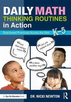 Daily Math Thinking Routines in Action (eBook, PDF) - Newton, Nicki