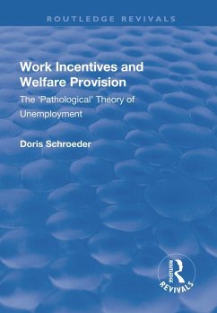 Work Incentives and Welfare Provision (eBook, ePUB) - Schroeder, Doris