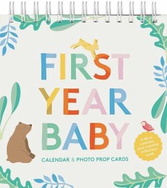 Cover First Year Baby Calendar & Photo Prop Cards