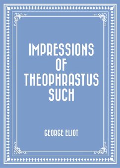 Cover Impressions of Theophrastus Such (eBook, ePUB)