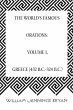 The World's Famous Orations: Volume I,... - Bild 1