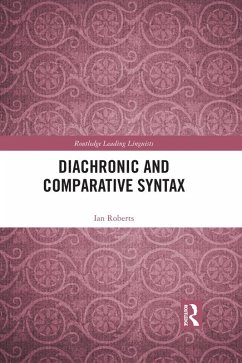 Cover Diachronic and Comparative Syntax (eBook, PDF)
