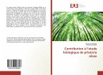 Contribution à l¿etude biologique de prlatoria oleae
