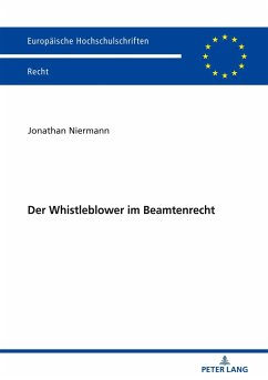 Der Whistleblower im Beamtenrecht - Niermann, Jonathan