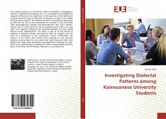 Investigating Dialectal Patterns among Kairouanese University Students - Imed, Souissi