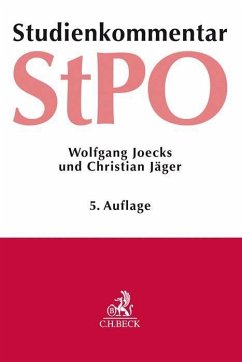 Strafprozessordnung - Joecks, Wolfgang;Jäger, Christian