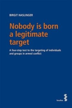 Nobody is born a legitimate target - Haslinger, Birgit