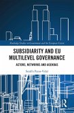Subsidiarity and EU Multilevel Governance (eBook, ePUB)