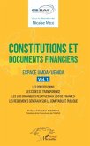 Constitutions et documents financiers Vol 1 Espace UMOA/UEMOA (eBook, PDF)