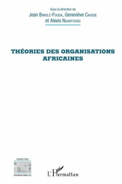 Cover Theories des organisations africaines (eBook, PDF)