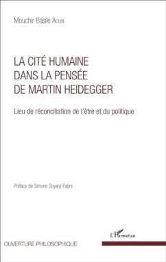 Cover La Cite humaine dans la pensee de Martin Heidegger (eBook, PDF)