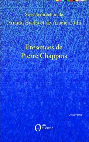 Presences de Pierre Chappuis (eBook, PDF) Presences de Pierre Chappuis (eBook, PDF)