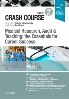 Cover Crash Course Medical Research, Audit and Teaching: the Essentials for Career Success (eBook, PDF)