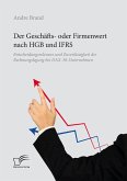 Der Geschäfts- oder Firmenwert nach HGB und IFRS. Entscheidungsrelevanz und Zuverlässigkeit der Rechnungslegung bei DAX-30-Unternehmen (eBook, PDF)