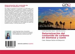 Determinaciòn del contenido de carbono en biomasa y suelo