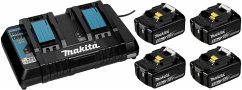 Makita Energy Kit 197626-8 4x BL1850B + DC18RD