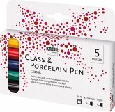 KREUL Glass & Porcelain Pen Classic 5er Set
